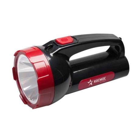 Фонарь ручной аккумуляторный BASIC 1LED 5Вт зарядка 220В КОСМОС KOCAc9105WLED