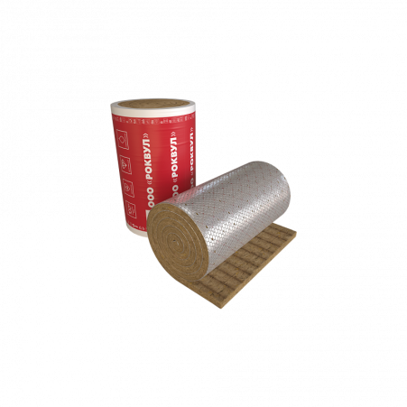 Рулон минеральная вата WIRED MAT 105 ALU 1 40х1000-5 ROCKWOOL 157907