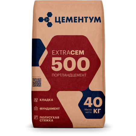 ЦЕМ II/А-И 42.5Н/ExtraCEM500 40кг пал