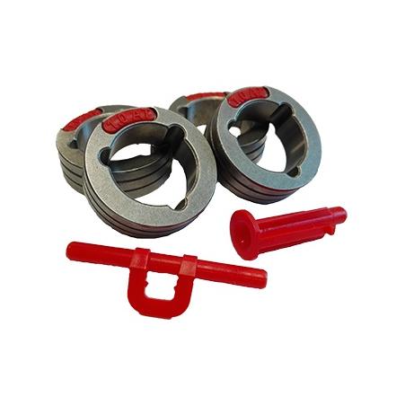 Ролик подающий Al красный/оранжевый 1,0-1,2A (Drive roll kit red/orange)