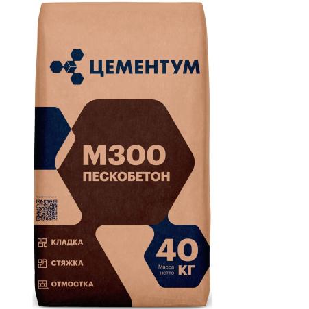 ПЕСКОБЕТОН М300 40кг пал