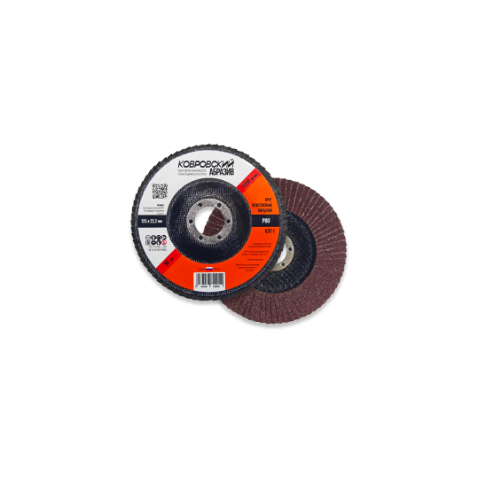 Круг лепестковый торцевой КЛТ-1 125х22 P40