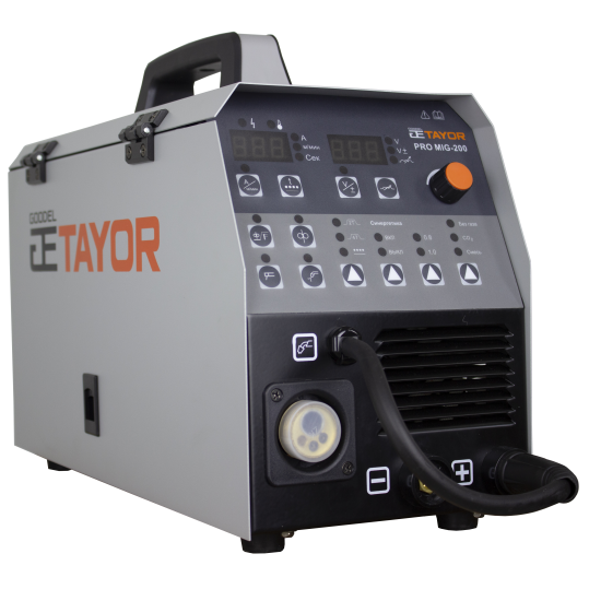 Сварочный аппарат PRO MIG-200 (220В; 6,6 кВт; 20-200А; ПВ(40°С) 35%-200А; ⌀0,8-1,0 мм)
