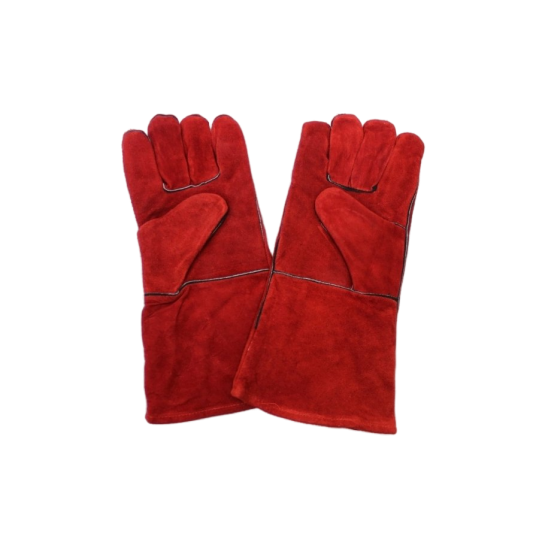 Краги спилковые зелёные (ДОКА) (RX4006,14",ВС)