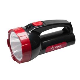 Фонарь ручной аккумуляторный BASIC 1LED 5Вт зарядка 220В КОСМОС KOCAc9105WLED 