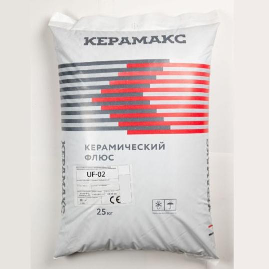 Флюс керамический UF-02, ПЭ 25 кг, ТУ 205956-006-28489445-2021 (КЕРАМАКС)