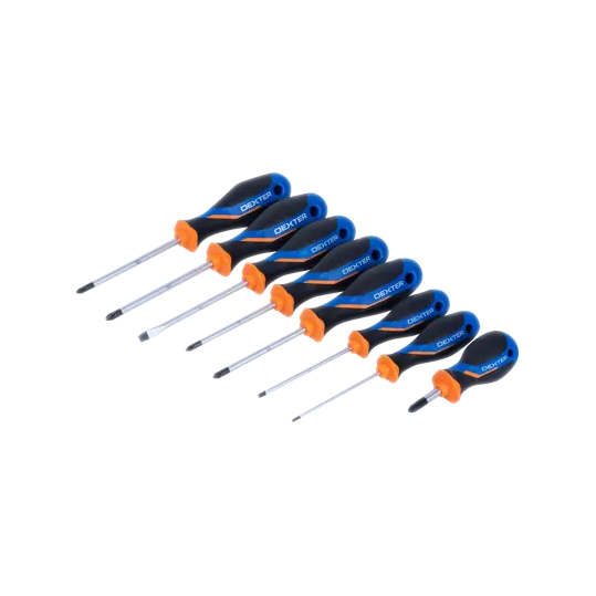 Набор отверток Dexter DEX_41 SL/PH/PZ, 8 шт. 